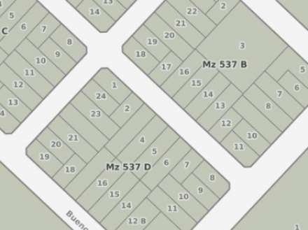 TERRENO EN VENTA 12 X 25 SOBRE CALLE SANTA FE.- CHACABUCO. COD. 53