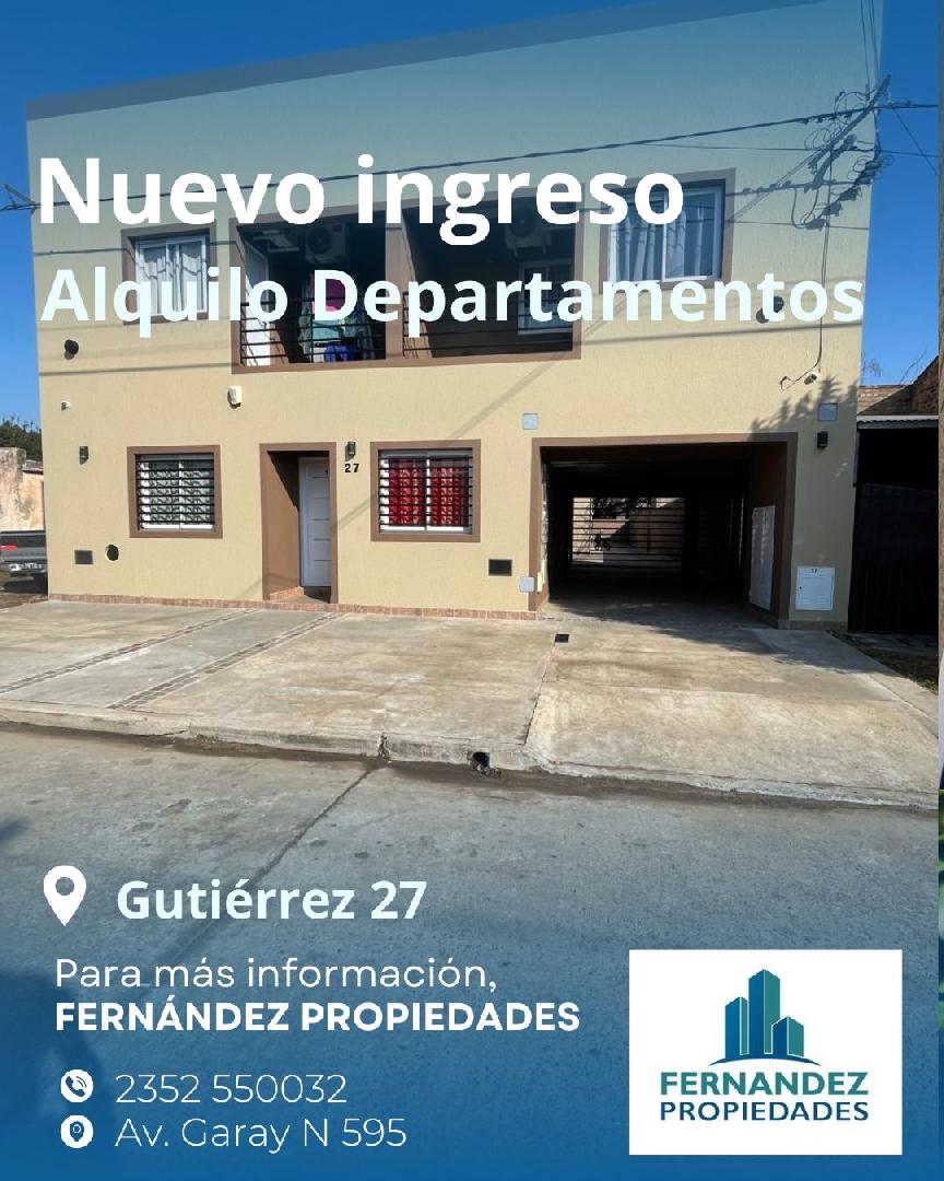 EN ALQUILER, 3 EXCELENTES DEPTOS DE UN DORMITORIO. CHACABUCO.- COD. 282