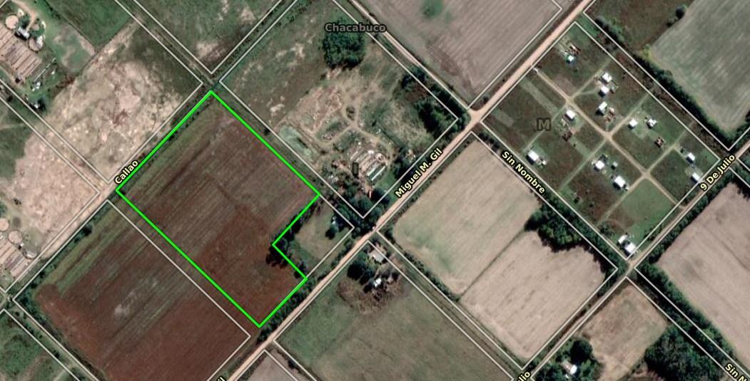 EN VENTA 9 HECTÁREAS AGRÍCOLAS SOBRE AV. MIGUEL GIL. CHACABUCO.- COD.  170